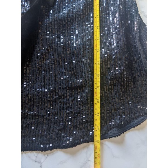 Anthropologie Starling Sequined Tie Tunic Dress S - Picture 9 of 10